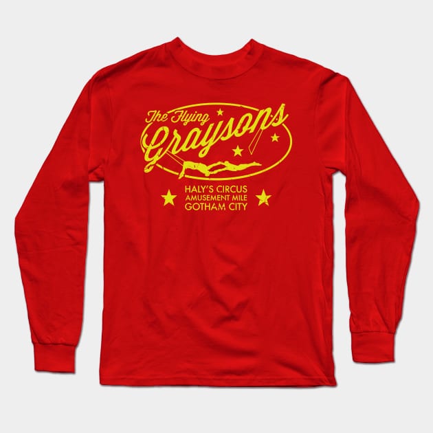 Flying Graysons Yellow Long Sleeve T-Shirt by PopCultureShirts